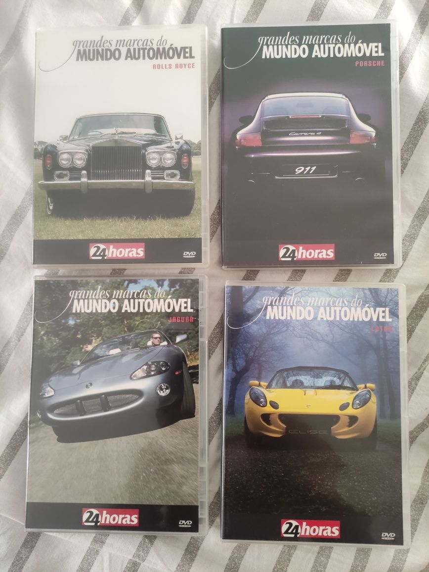 12 DVD'S coleção Grandes Marcas Automóveis