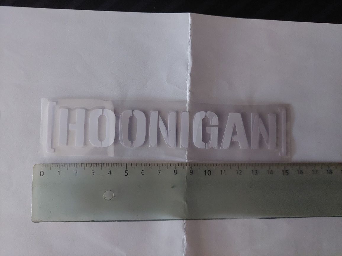 HOONIGAN sticker / autocolante