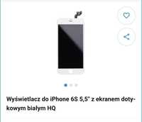 Wyświetlacz do iPhone 6s 5,5 “z ekranem dotykowym białym HQ