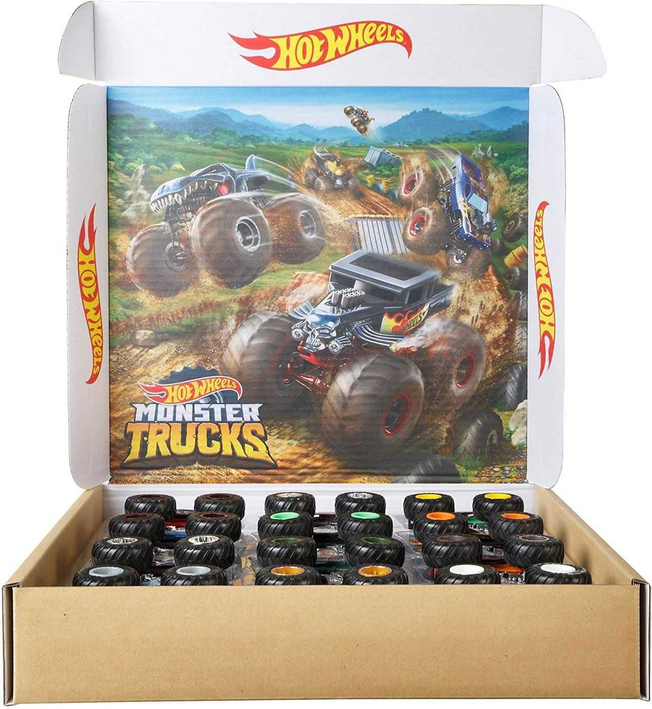 Hot Wheels Monster Trucks: подарочный набор 12 монстр-траков Хот Вилс