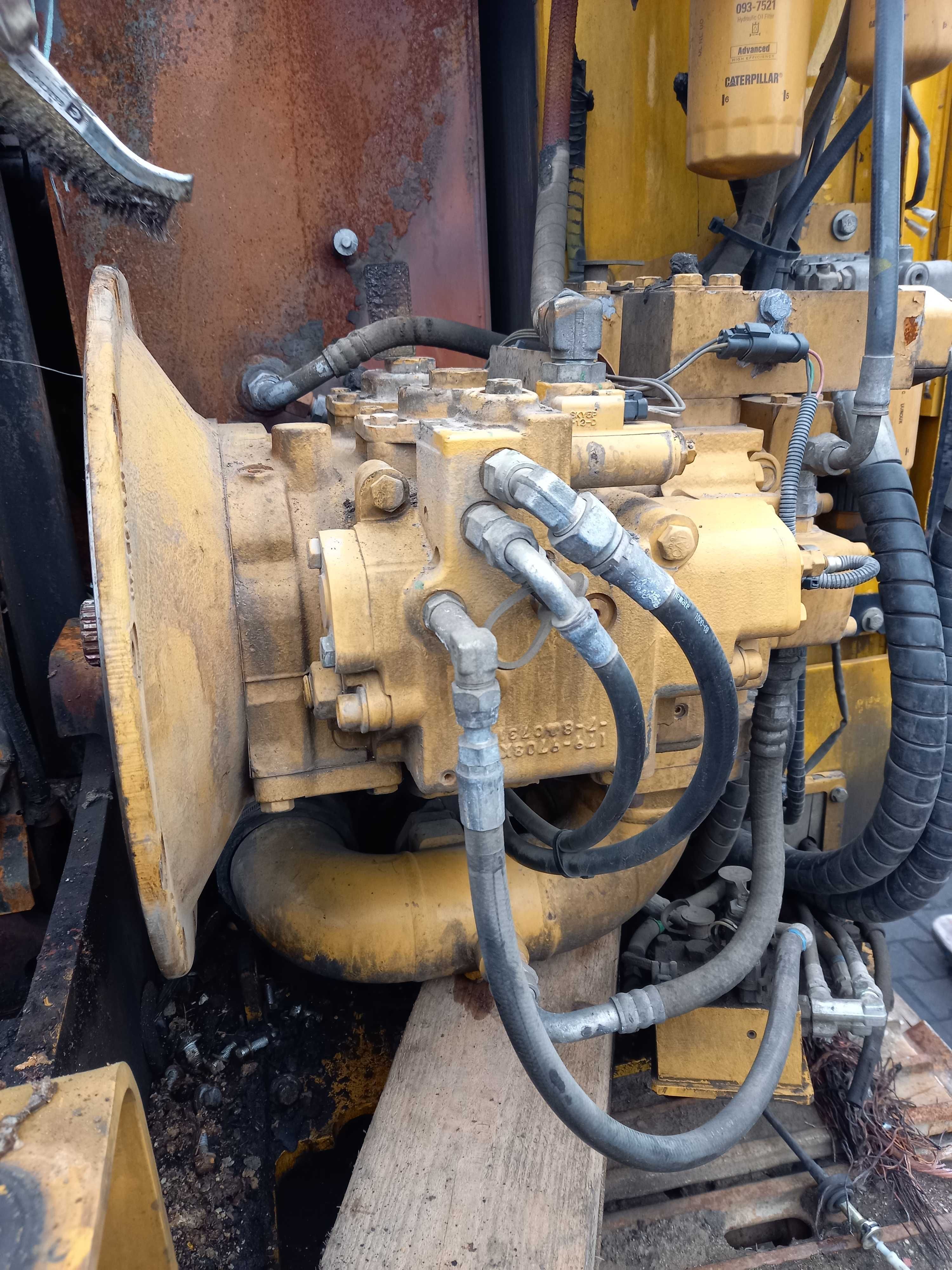 Pompa hydrauliczna CAT 321 SBS120 ramię zwolnica wieniec siłownik