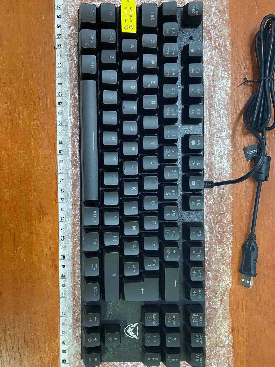 ФРАНЦУЗСКАЯ Проводная игровая клавиатура PICTEK PC244 Механическая RGB