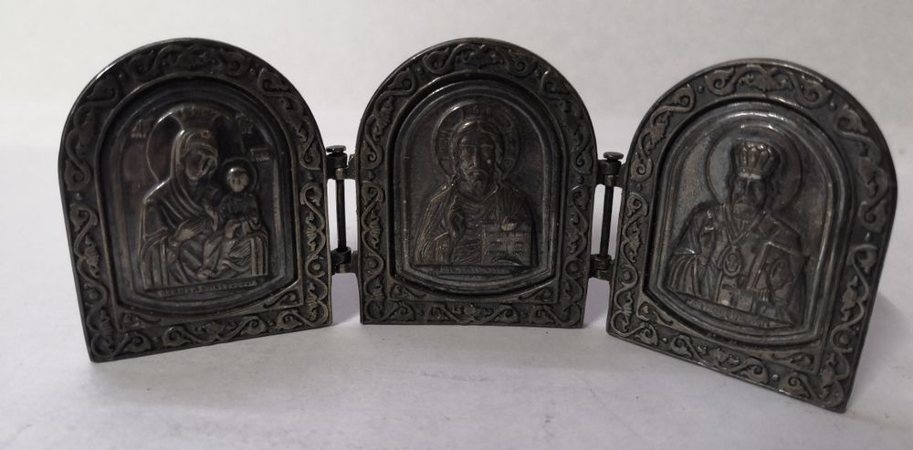 Продам серебряный складень