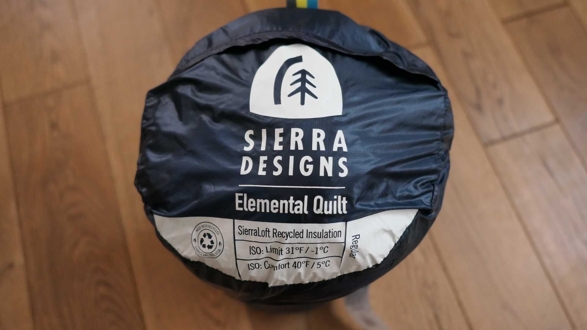Спальник, квілт Sierra Designs Elemental Quilt, Сієрра, +5, 0.9кг нов