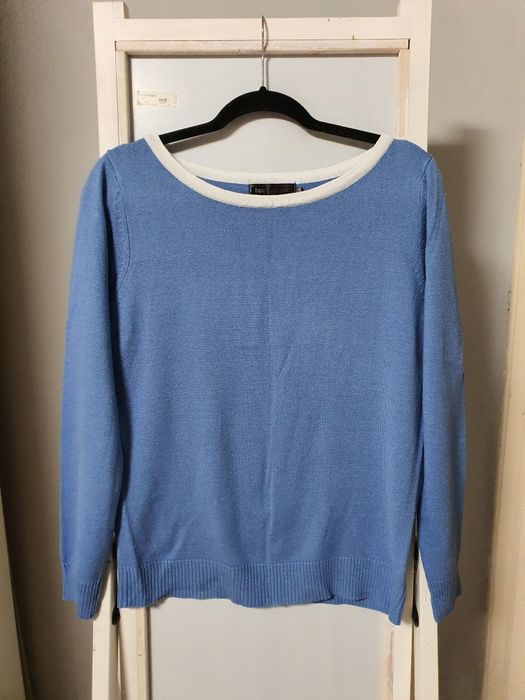 Niebieski sweter Bluzka bpc Bonprix Collection 40 42 L xl