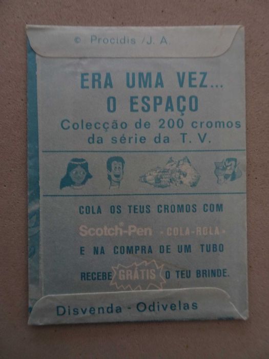 Carteira de cromos fechada Era uma vez... o espaço -- Disvenda