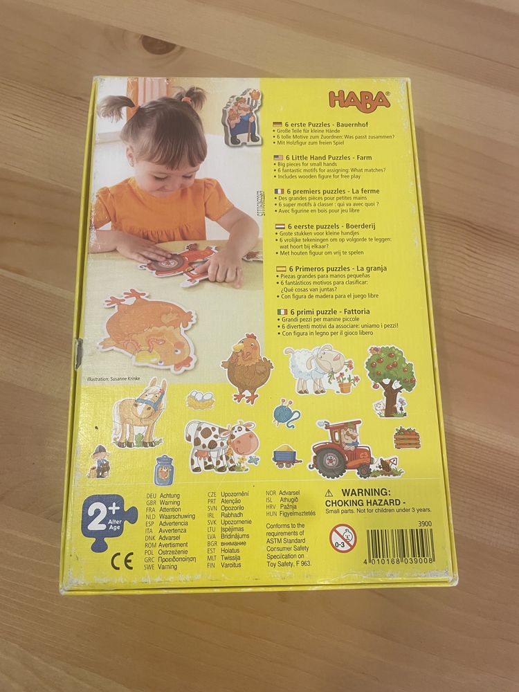 Haba Moje pierwsze puzzle Gospodarstwo 2+