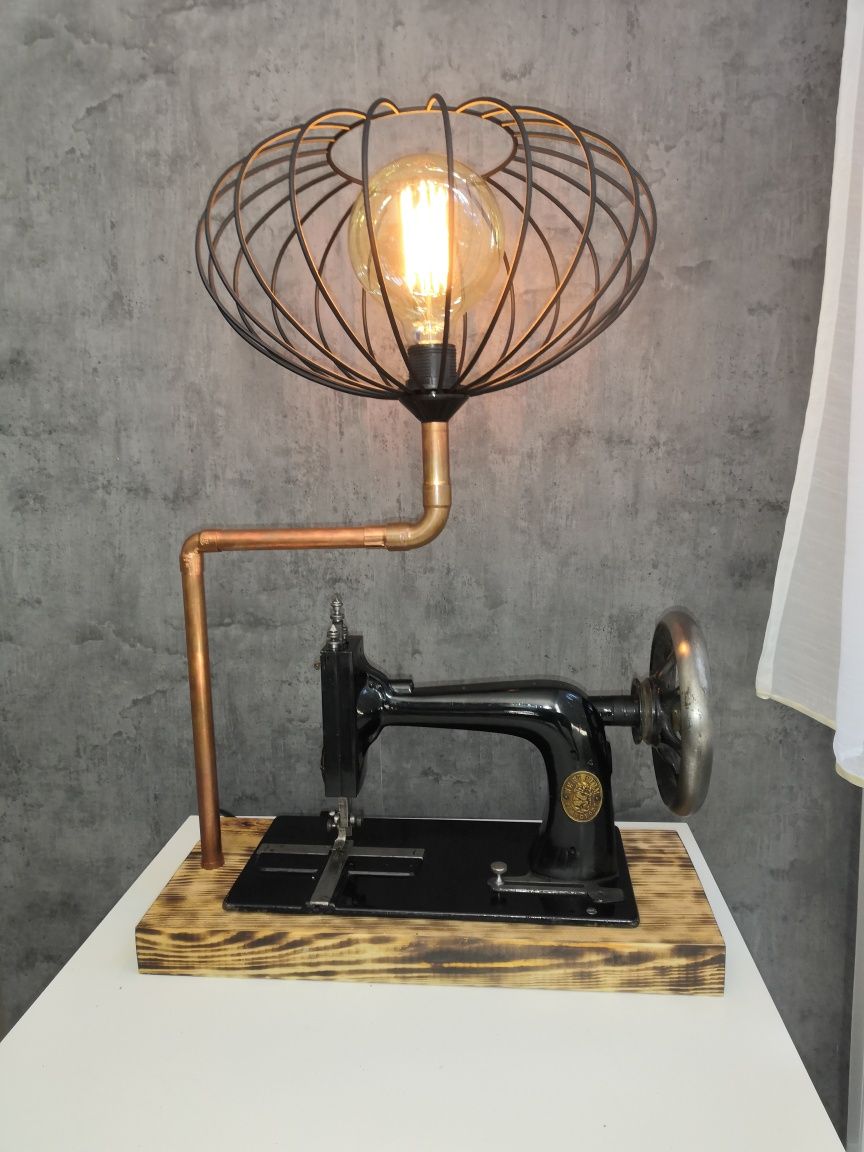 Lampa loft, handmade, industrial