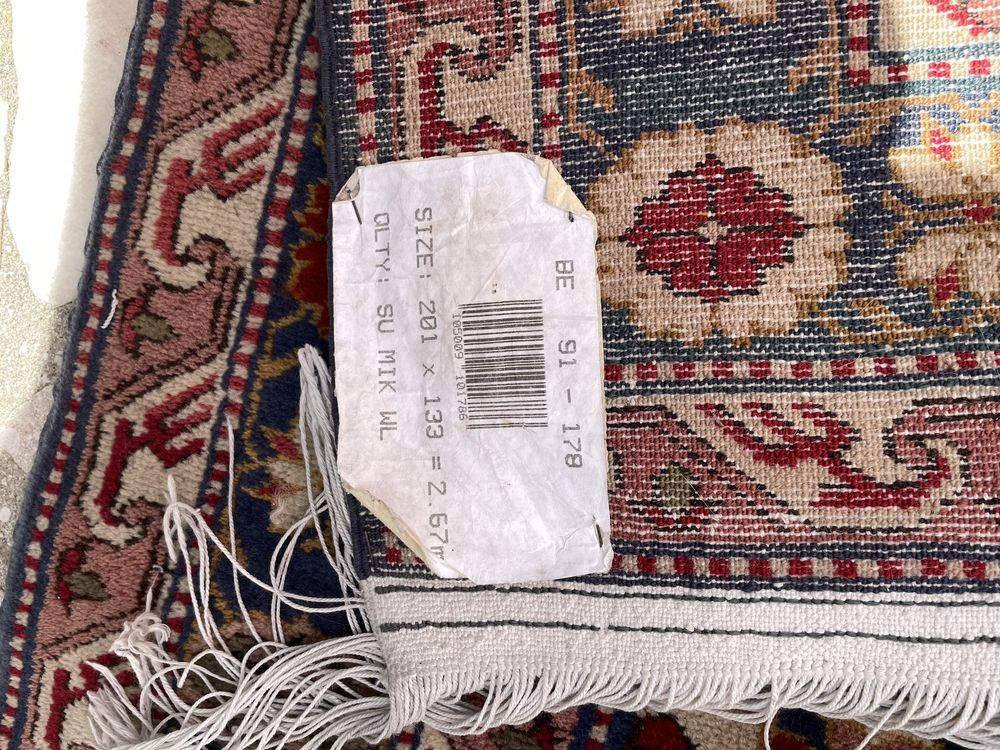 Tapete Persa com certificado autenticidade Bazar Turcomano