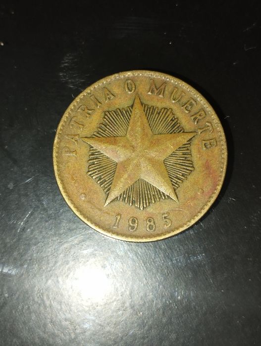 Moeda de 1 Peso 1985 de Cuba