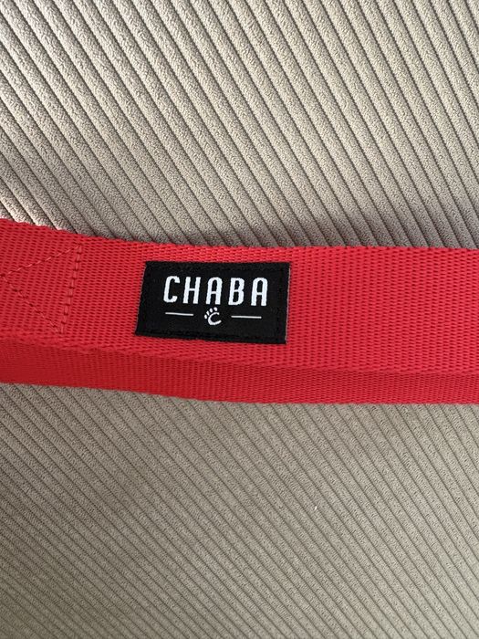 Smycz dla psa. Chaba Nowa czerwona