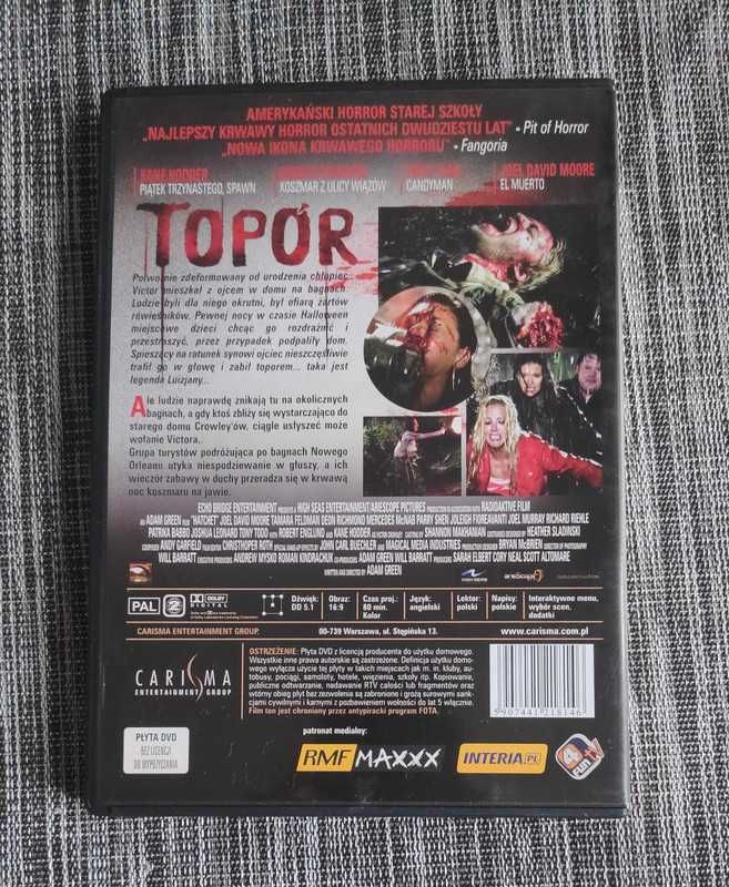 Topór Film na DVD