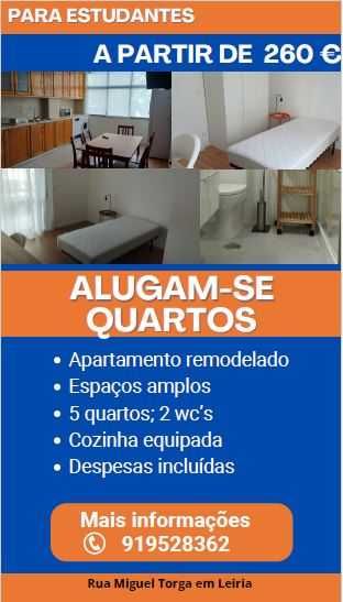 Alugam-se quartos a estudantes