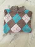 Sweter Jackpot w romby+Spodnie Montego
