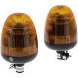 Zestaw lamp błyskowych LED z funkcją synchronizacji 12-24V na uchwyt