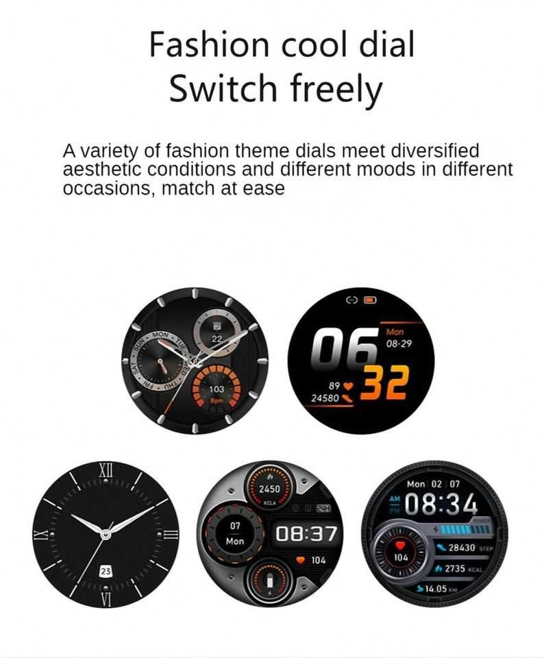 SmartWatch FT2/P20 kroki kalorie tętno ciśnienie O2 wiadomości PL.