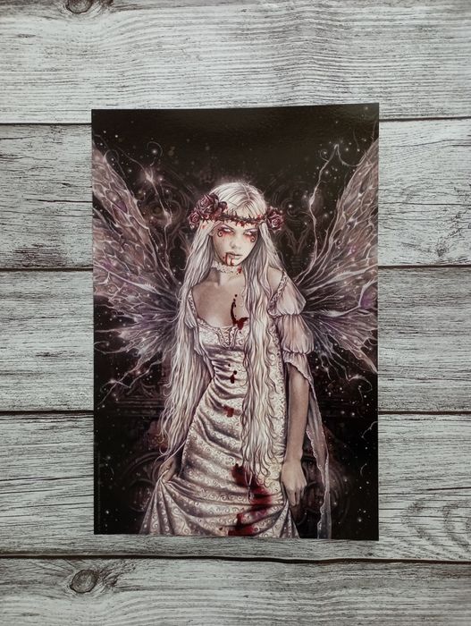 Unikatowe zdjęcie plakat Victoria Frances Favole goth gothic magic