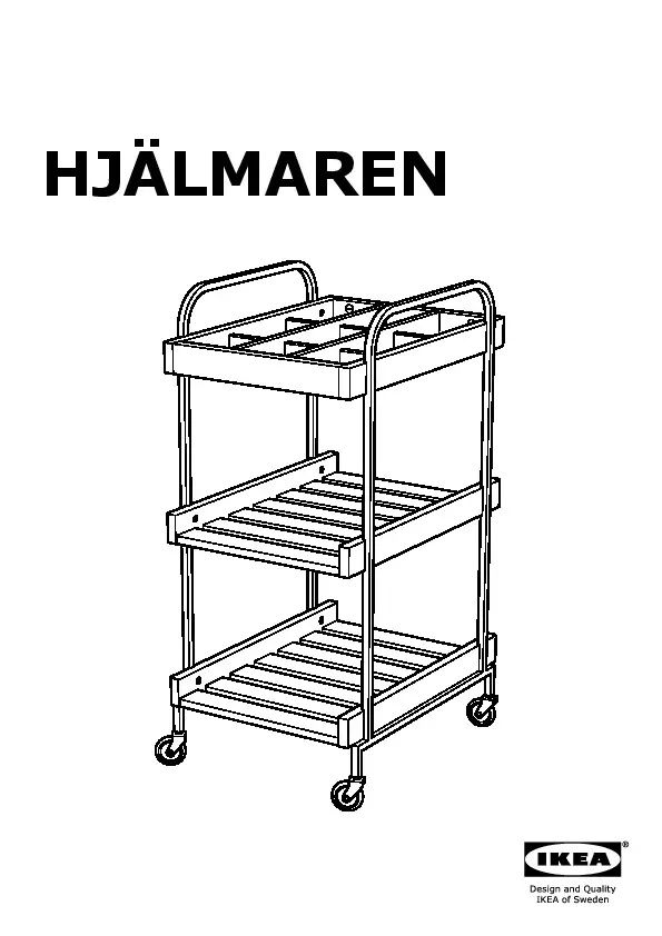 Carrinho de cozinha hjalmaren ikea