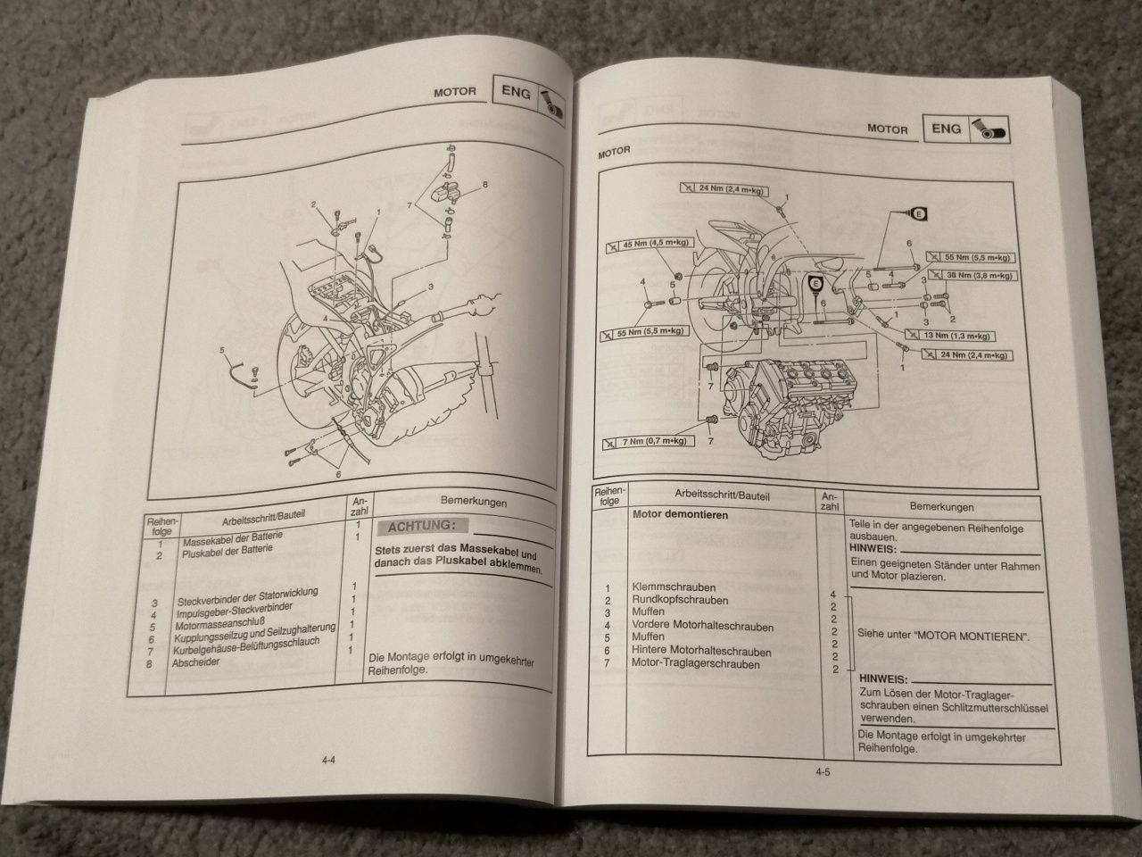Yamaha YZF-R6 książka serwisowa napraw service manual