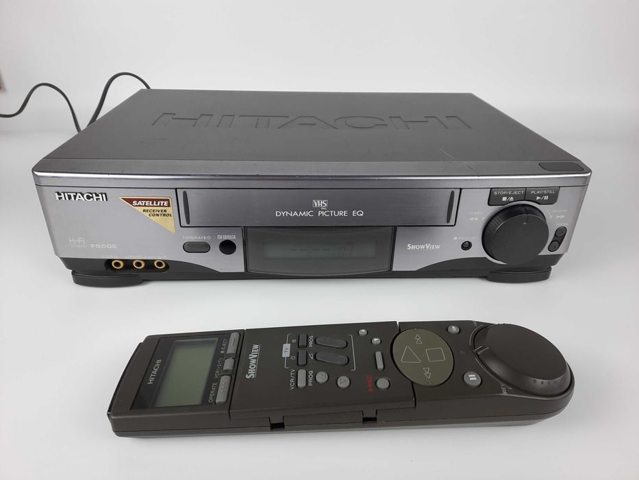 Magnetowid VHS Hitachi VT-F550E Showview + Pilot