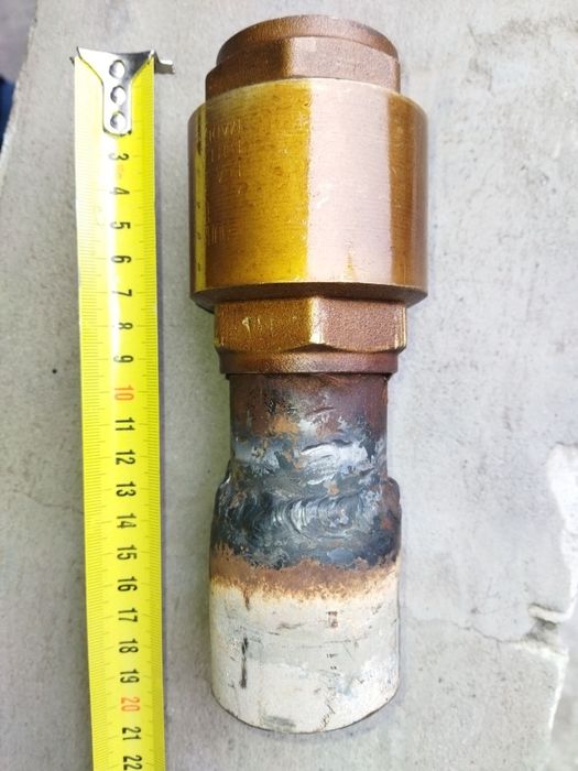 Клапан обратный зворотній 1 1/2" латунь Италия