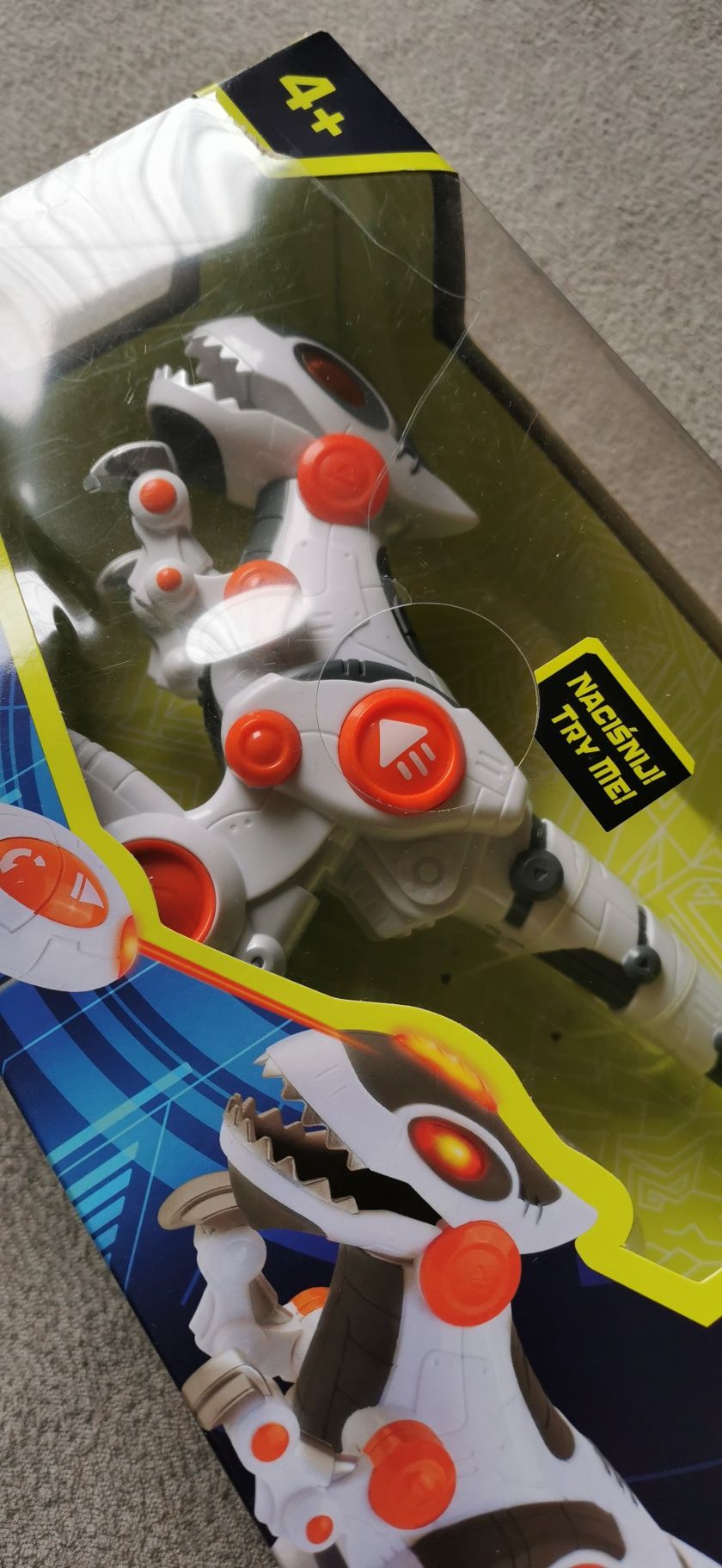 Smiki robot dinozaur na pilot zdalnie sterowany