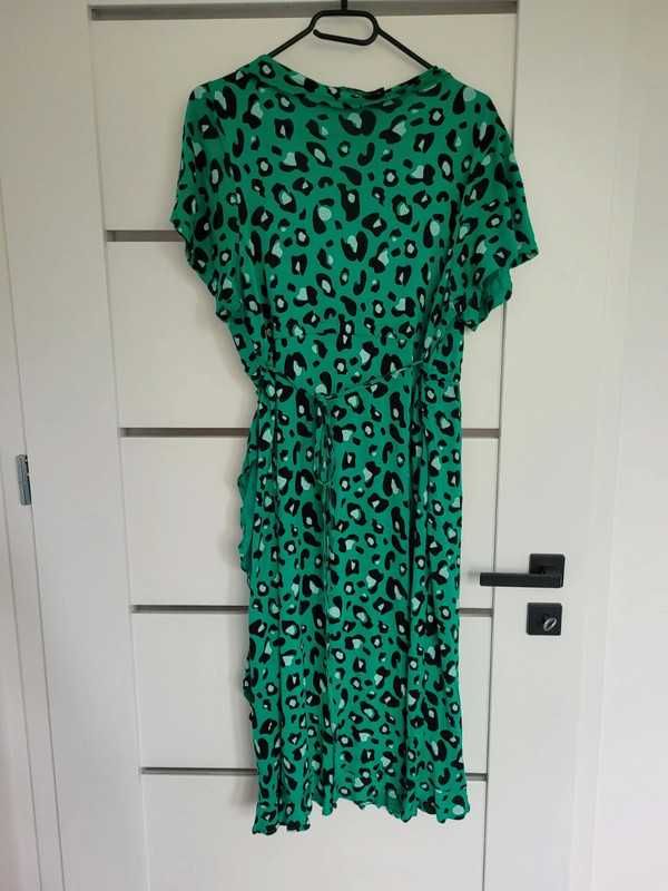 Sukienka ciążowa panterka 38 M wiskoza supermom