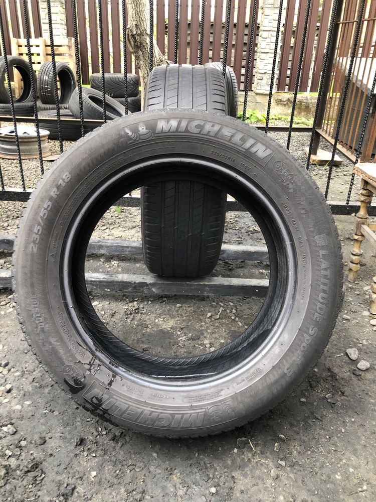 Шини Michelin 235 55 R 18 2шт Літо (392) Резина 2017рік