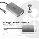 Club3D Cac-1510 Usb C Dvi-D Dual Link Szary