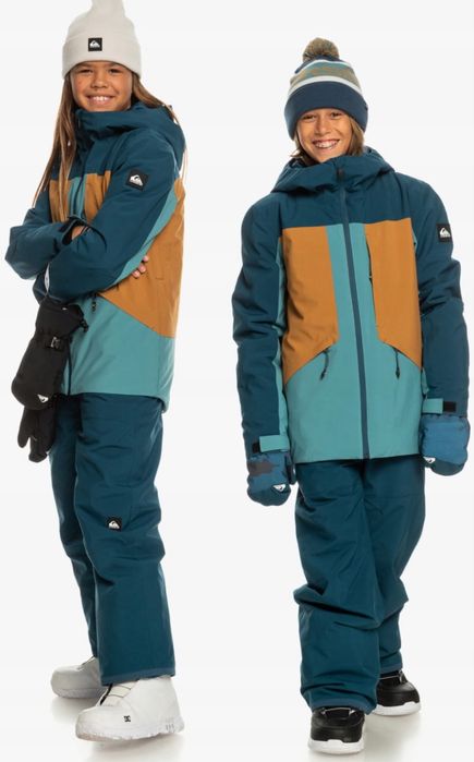 Kurtka snowboardowa, narciarska Quiksilver dziecięca