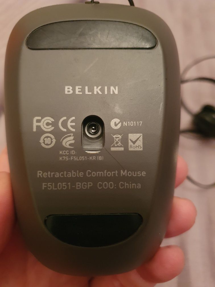 Мишка  компьютерна  Belkin F5L051QQBGP Comfort Retractable Mouse