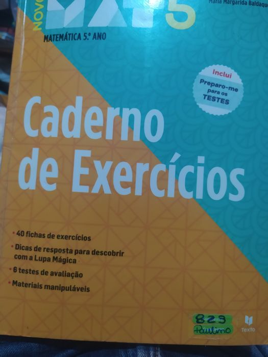 Matemática exercícios 5 ano manual escolar