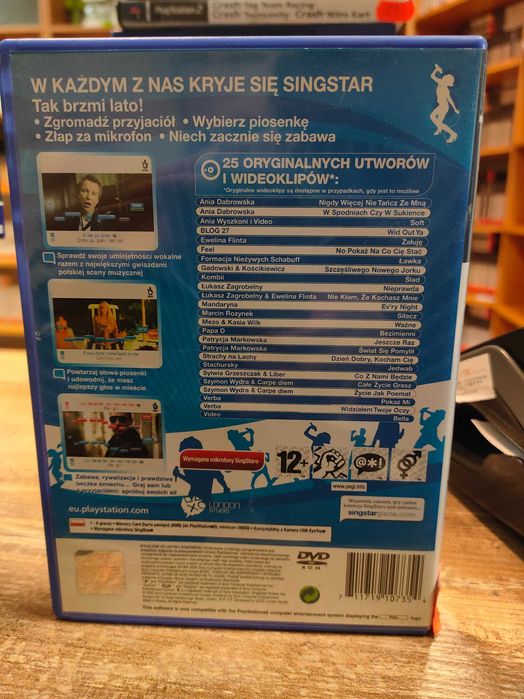 SingStar Polskie Hity PS2 Sklep Wysyłka Wymiana