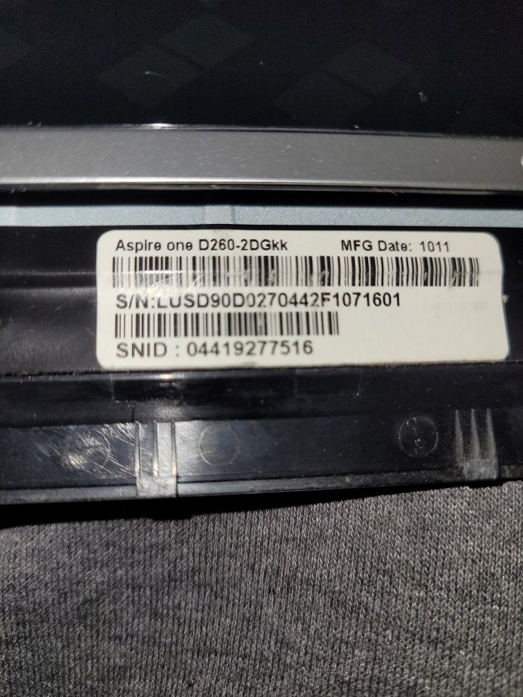 Acer Aspire One D260-2DGkk