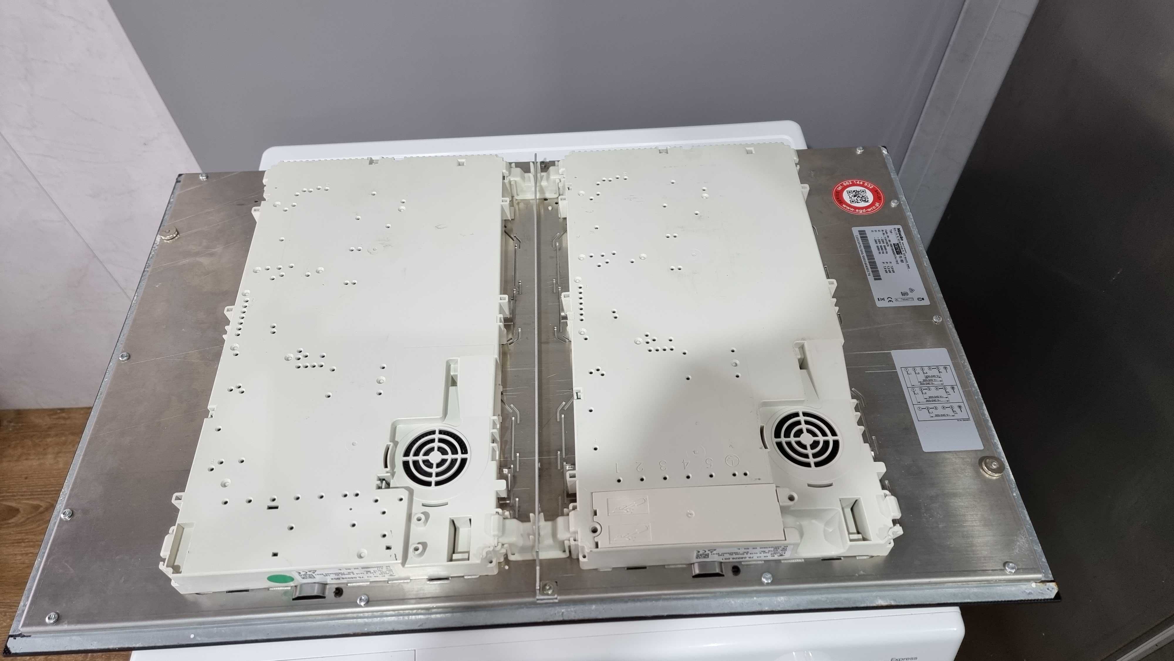 Płyta indukcyjna Miele KM 7617 FX, bez ramkowa. TwinBooster