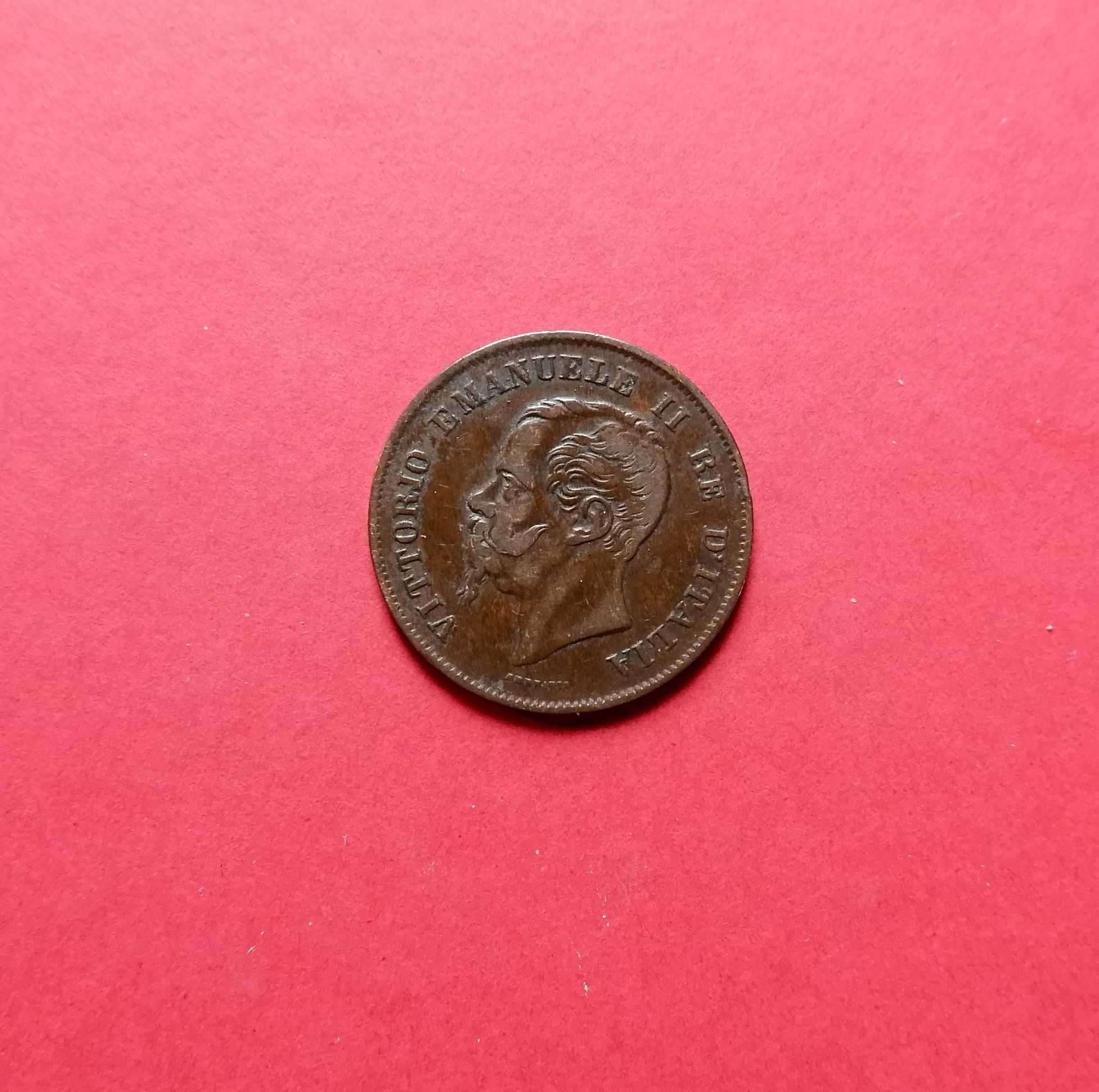 5 Centesimi 1861 Włochy Italia XIXw.