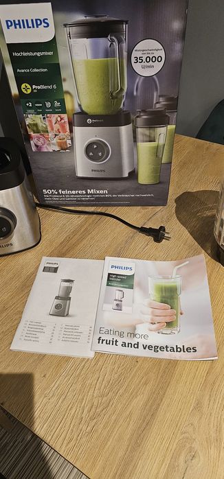 Blender kielichowy  do zup koktajli i kruszenia lodu philips
