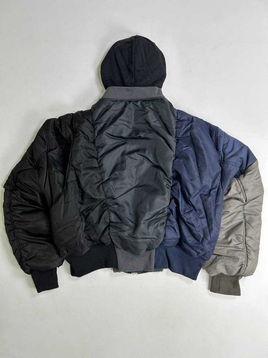 Project GR бомбер черный куртка курточка різнокольрова зіпка S M L