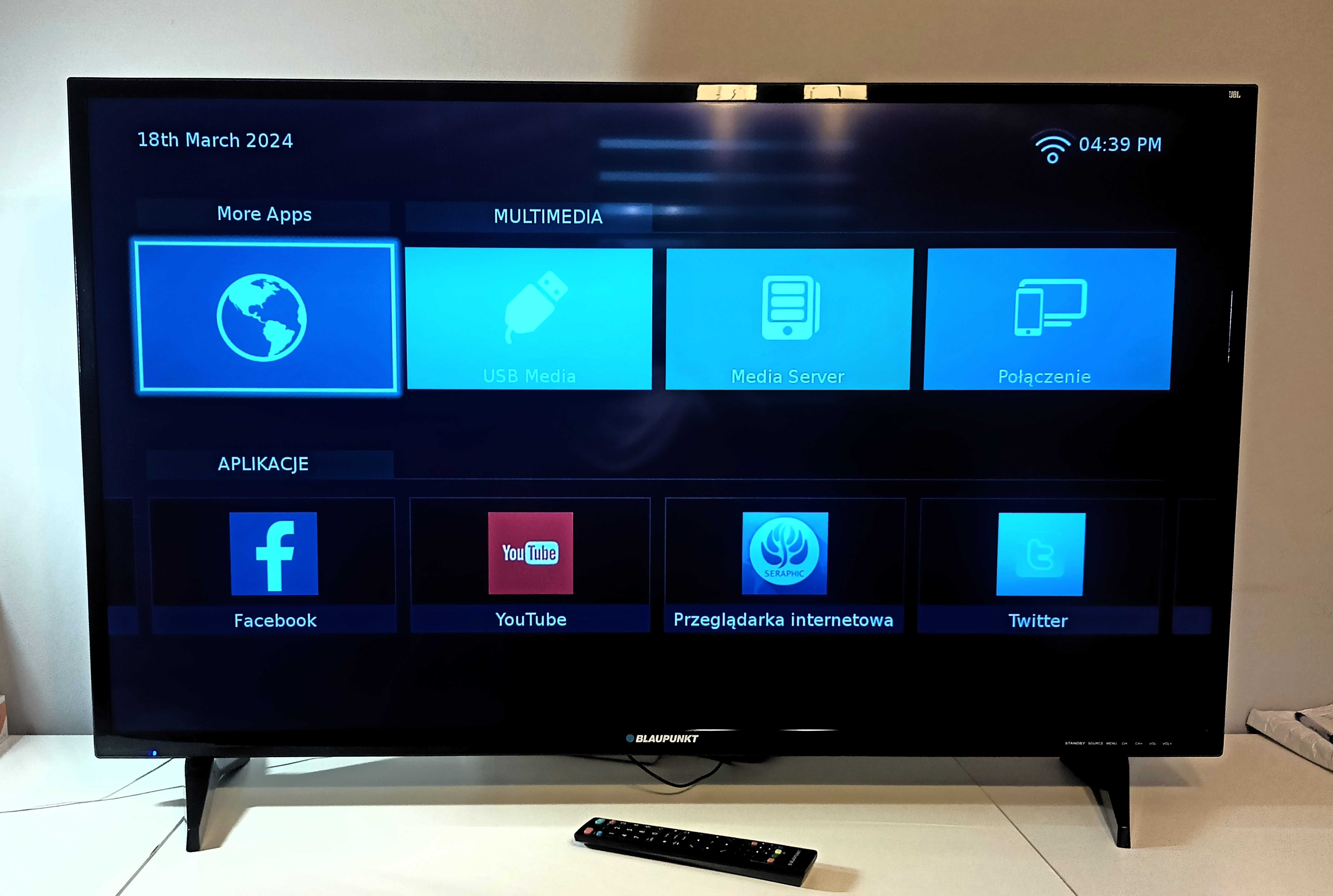 Smart TV Blaupunkt 49" FullHD 1080p z Mi Stick Android TV