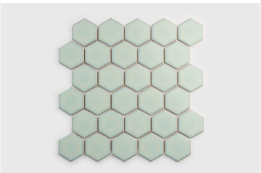 Raw Decor heksagon duzy light moss 11 plastrow