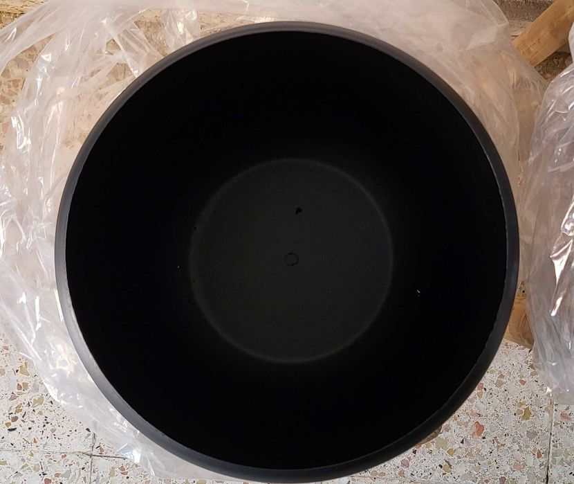 Floreiras Metálicas com Bases de Madeira 23-EL-03, Novas