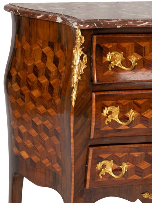 Cómoda Pau Santo François Hugnet Luís XV, Século XIX