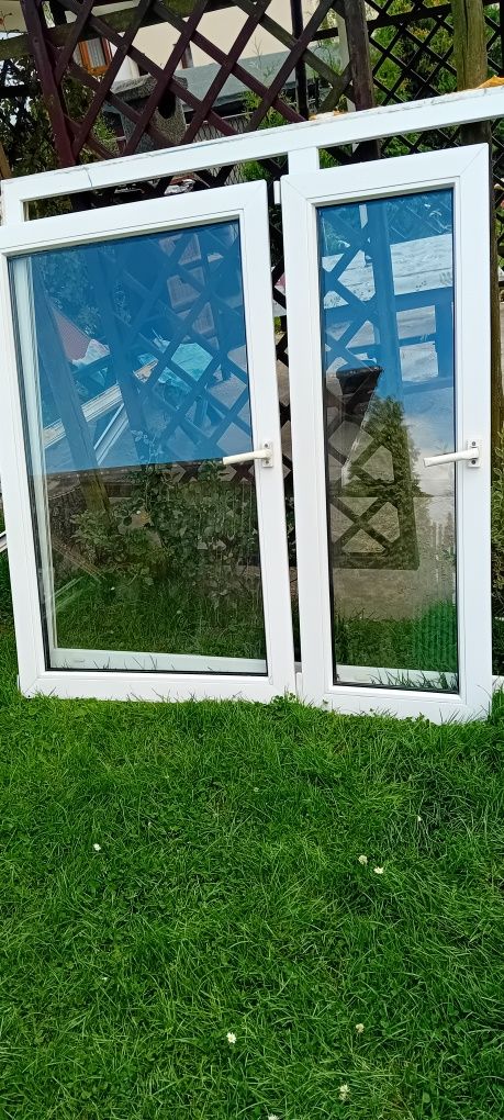 Okna białe z domontażu oddam