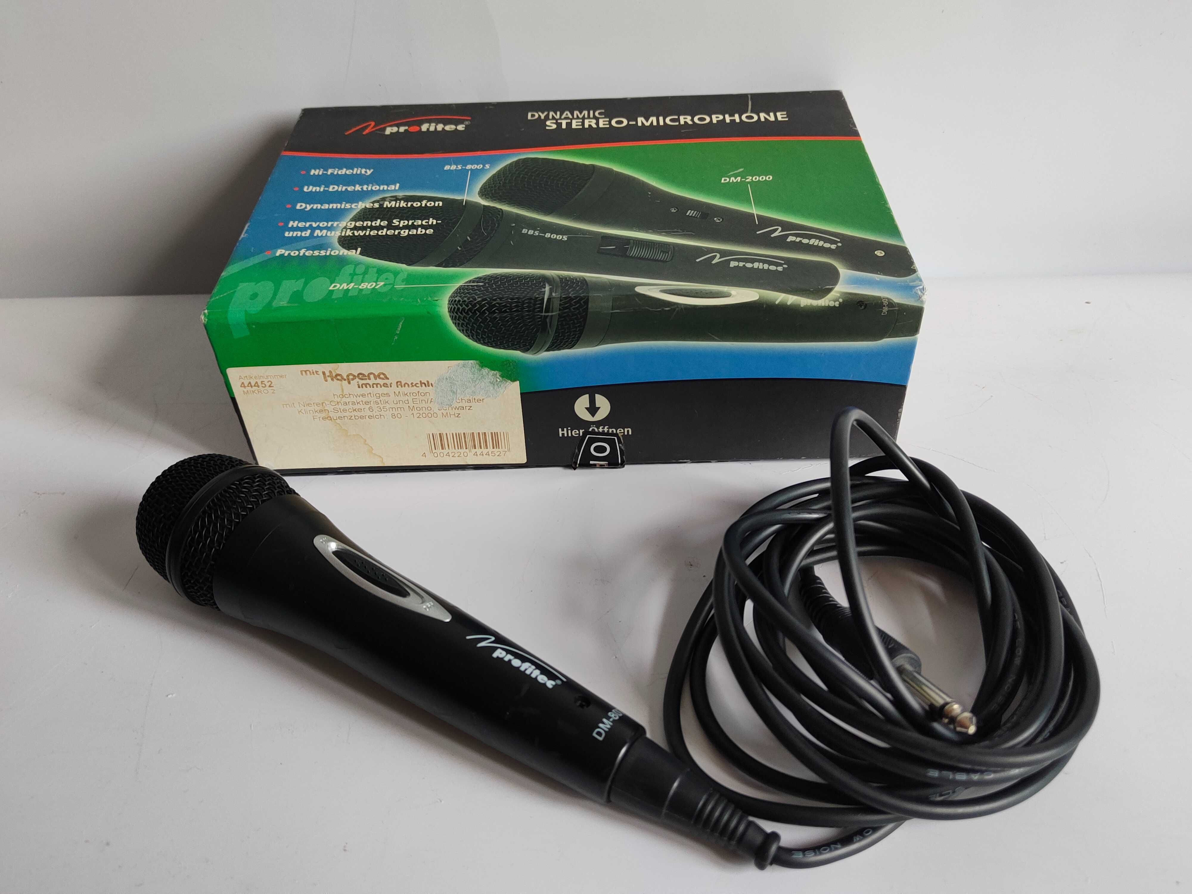 Profitec DM-807 mikrofon dynamiczny