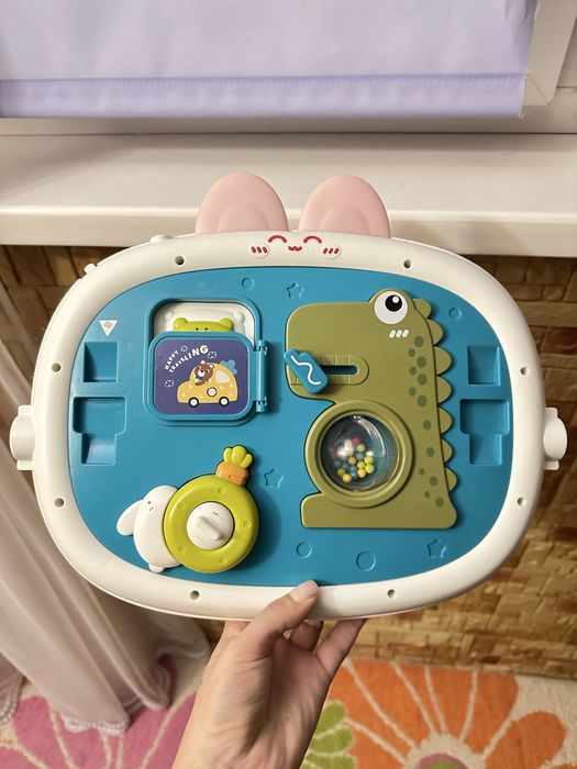 Розвиваючий килимок Piano Playgym з іграшками