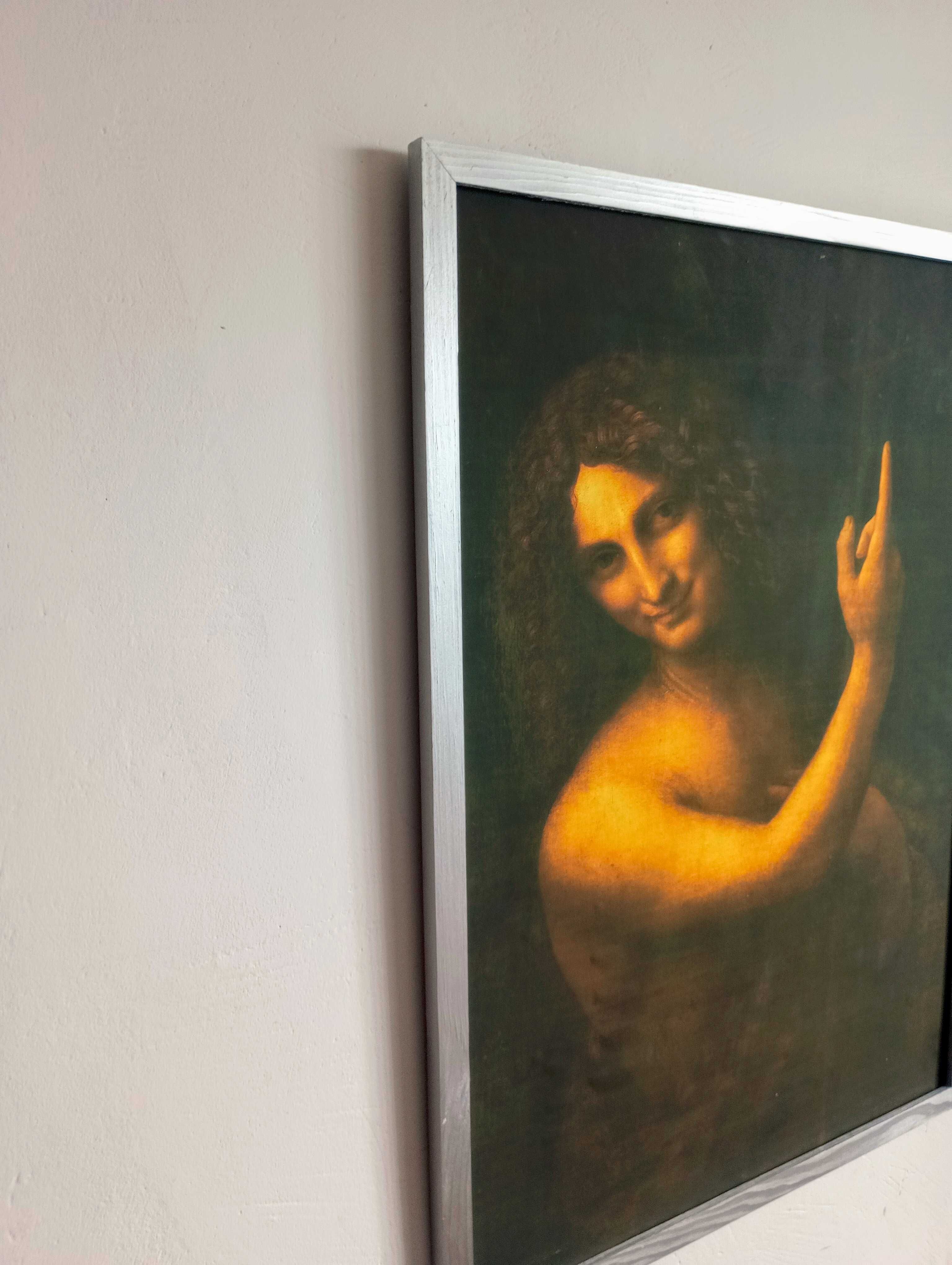 Obraz na płótnie -Jan Chrzciciel, Leonardo da Vinci, 50x70cm