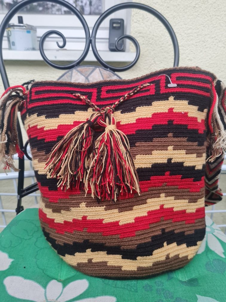 Kolumbijska torba Wayúu nowa