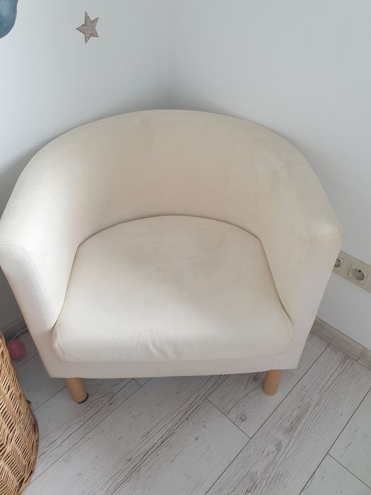 Fotel IKEA Tullsta bez pokrowca