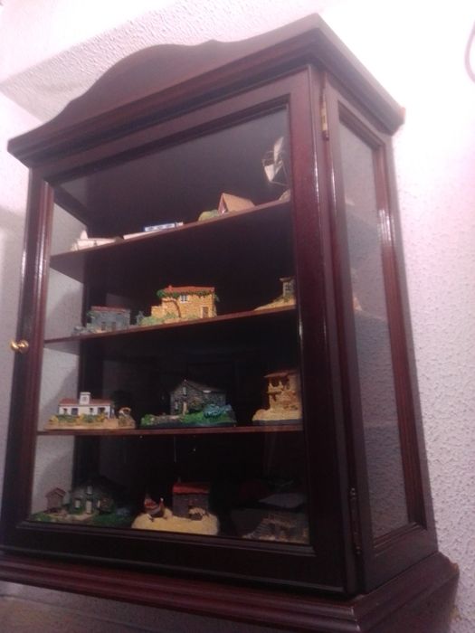 Coleção de casas em miniatura