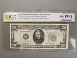 20 Dolarów 1950 Chicago PCGS 64 PPQ** Seria Zastępcza BARDZO WYS. NOTA